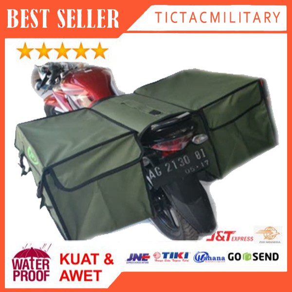 กระเป๋า Courier มอเตอร์ไซค์ Tictac |กระเป๋าใส่ตะกร้ามอเตอร์ไซค์ | กระเป๋าผ้าใบมอเตอร์ไซค์ | กระเป๋าไปรษณีย์มอเตอร์ไซค์ | กระเป๋าขายมอเตอร์ไซค์