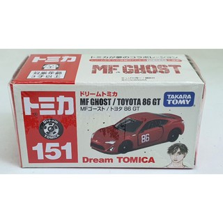 รถโมเดลเหล็ก Tomica Dream 151 My Ghost Toyota 86 สีแดง