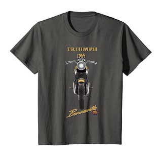 【Size 2T-6Xl】 1964 Triumph Bonneville T20 เสื้อยืดลําลองสําหรับผู้ชายผ้าฝ้ายแขนสั้นคอกลมพิมพ์ลาย