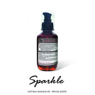 Aroma&amp;More Sparkle น้ำมันนวดตัวอโรมา Bath &amp; Body Massage Oil-สปาร์คเกอร์ บาธ &amp; บอดี้ มาสสาจ ออยล์ 130/500/1000ML