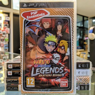 (ภาษาอังกฤษ) มือ1 Naruto Shippuden Legends Akatsuki Rising แผ่นเกม PSP แผ่นPSP UMD PSPเกม แผ่น PSP Essentials เกมนารูโตะ