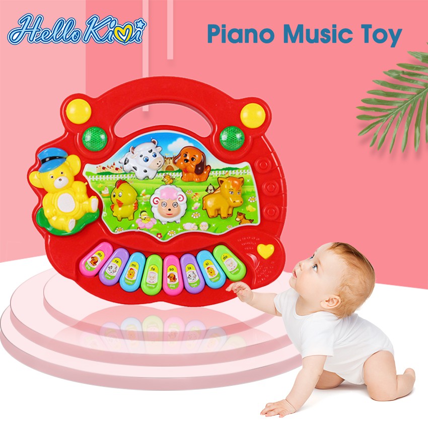 HelloKimi Kids Electronic Piano Toy Music Keyboard Toys Baby Musical Piano Musical Instrument
