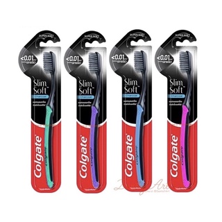 Colgate Slim Soft Charcoal Super Soft​ 1 Psc. คละสี