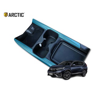 ARCTIC ฟิล์มกันรอยรถยนต์ ภายในรถ PianoBlack Honda CR-V G5 (DT-EL) 2018 - บริเวณข้างที่วางแก้ว