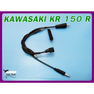 KAWASAKI KR150R THROTTLE CABLE SET "GRADE A" // สายเร่งชุดรถมอเตอร์ไซค์ KAWASAKI KR 150R สินค้าคุณภาพดี