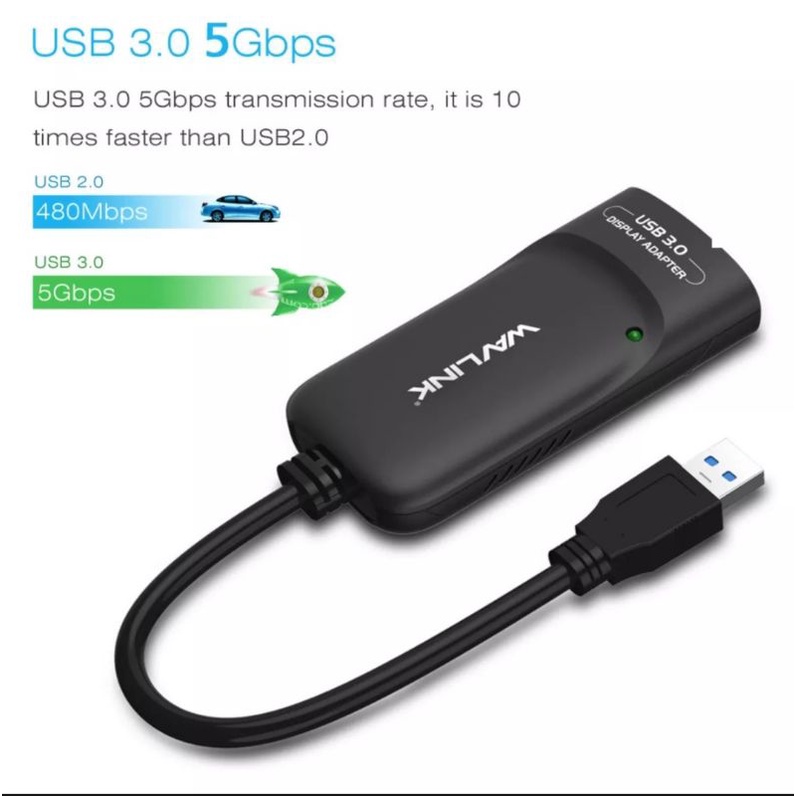 Wavlink WL-UG3501H USB 3.0 to HDMI (Displaylink)