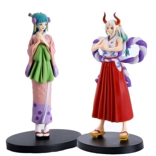 ใหม่ ฟิกเกอร์โมเดล อนิเมะ One Piece Kozuki Hiyori Yamato The Grandline Lady Wano Country pvc ขนาด 18 ซม. ของเล่นสําหรับเด็ก