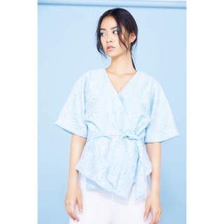 Aquamarine Kimono Top