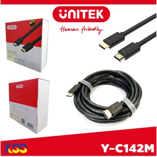 UNITEK HDMI (M) to HDMI (M) Cable 10M รุ่น Y-C142M (สินค้าประกัน 2 ปี )