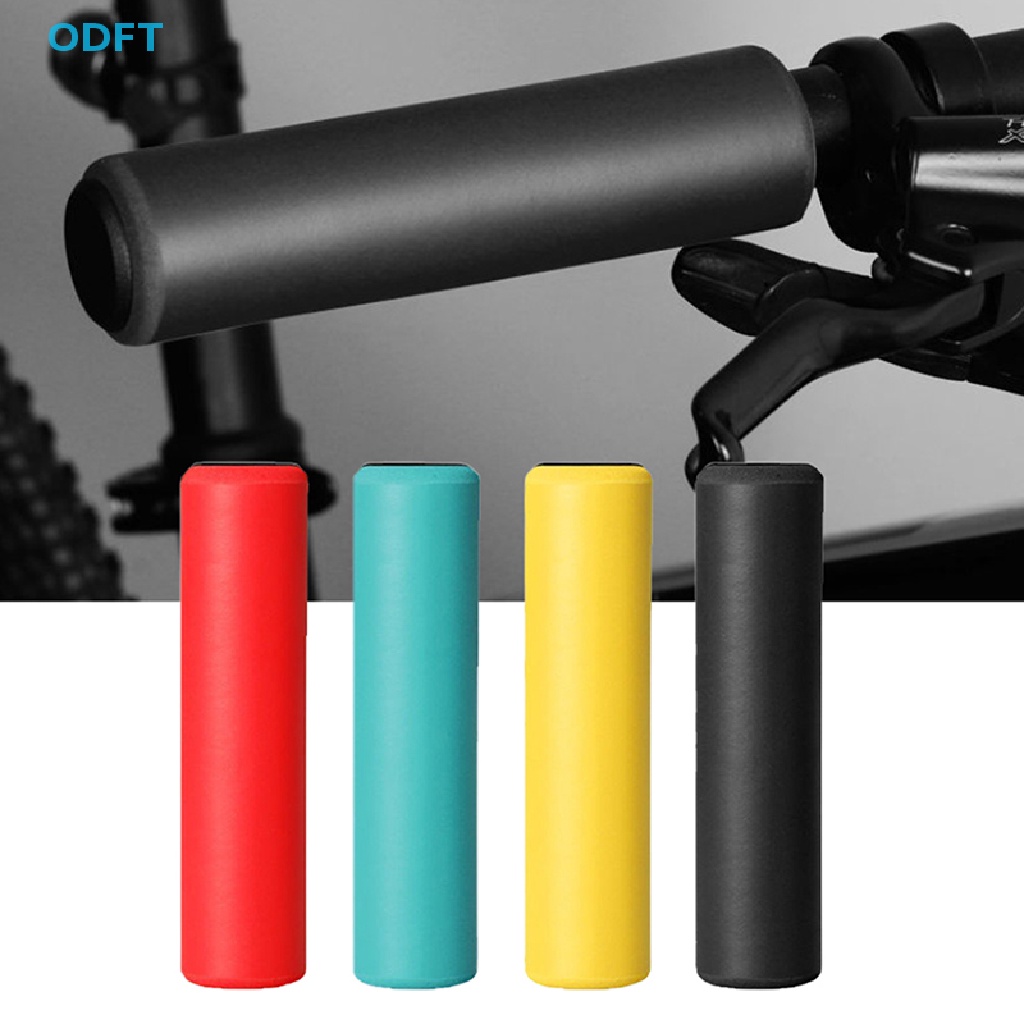 OD 1 คู่ซิลิโคนขี่จักรยาน Grips จักรยานเสือภูเขากลางแจ้ง Handlebar Grips ฝาครอบ Anti-slip Strong สนับสนุน Grips จักรยาน Part FT