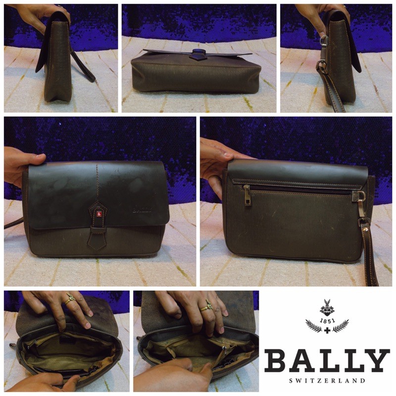 👝: BALLY Clutch Bag 💯%
