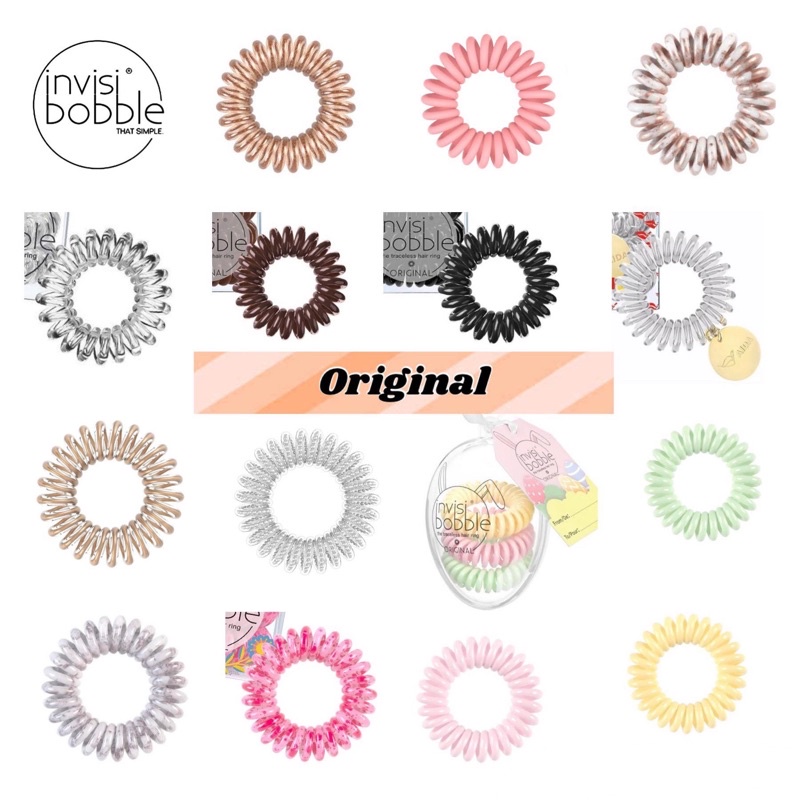 🔥พร้อมส่ง🔥invisibobble® รุ่น original ของแท้💯จากเยอรมัน 🇩🇪แบ่งขาย/ยกกล่อง