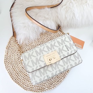 NEW ARRIVAL 2019!! MICHEAL KORS CHAIN CROSSBODY BAG กระเป๋าสะพายข้าง สีขาว