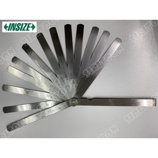 ฟิลเลอร์เกจ 13 ใบ ขนาด 6 นิ้ว 0.05-1.00mm. INSIZE รุ่น 4605-13 (Long Feeler Gage) (**สินค้าใหม่**)