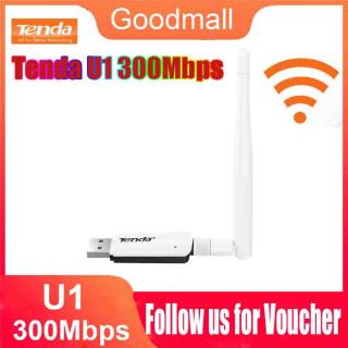 Tenda U1 300Mbps wireless USB อะแดปเตอร์ WiFi/Utral-Fast External wireless ตัวรับสัญญาณ