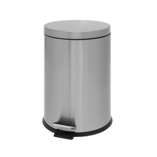 SBR-20E ถังขยะสเตนเลส แบบเท้าเหยียบ ทรงกลม 20 ลิตร Octopus ถังขยะ SBR-20E Stainless Steel Trash Can Foot pedal, round sh