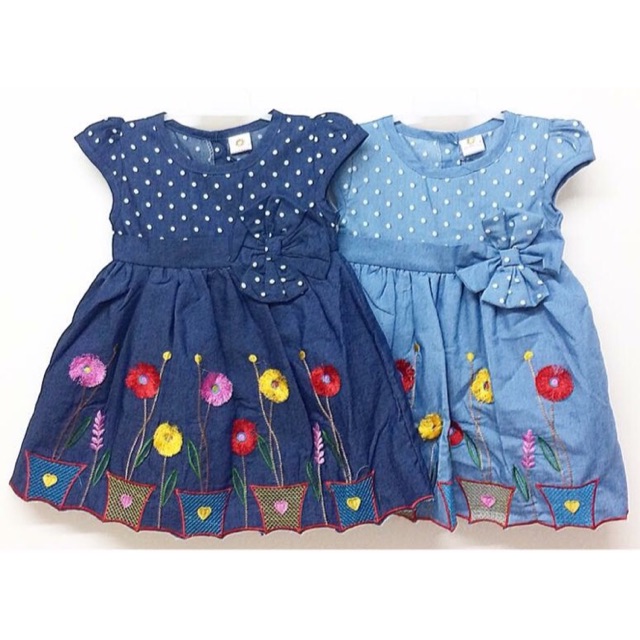 FLOWER ON THE POT DRESS 1-2t