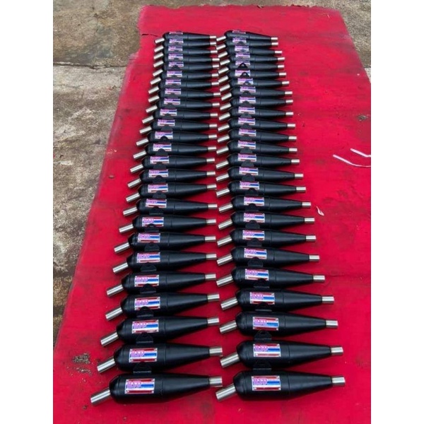 ท่อBSD โบ้สวนดอกไม้ ลูก53มิล ทรงเชงเวฟ110i. ดรีมซุปเปอร์คัพ แถมขาจับพร้อมสติ้กเกอร์3mแท้ ใช้ในสนามแข่งเท่านั้น