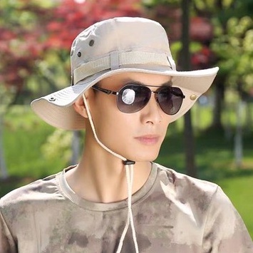 หมวกบักเก็ต หมวกเดินป่า สไตล์วินเทจ 11สี (ผ้าหนาไม่บางคุณภาพสินค้าถ่ายจากงานจรืง)