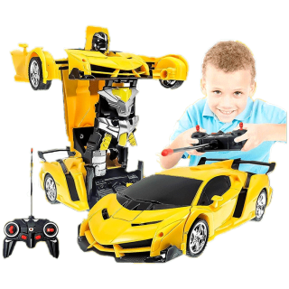 พร้อมส่งรถบังคับ รถบังคับวิทยุ รถแข่ง รถของเล่น รถแปลงร่างเป็นหุ่นยนต์ ของเล่นเด็ก รถบังคับะหุ่นยนต์ 2 ใน 1 W0007