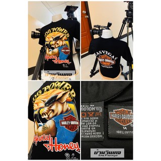 เสื้อยืดฮาเลย์ Harley-Davidson เสื้อยืดผู้ชาย เสื้อวินเทจ ป้ายฮาเลย์ ผ้าCotton 💯