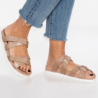 รองเท้าแตะ River Island WIDE FIT RAZZMATAZZ - Mules Import UK ไซส์ UK6/EU39