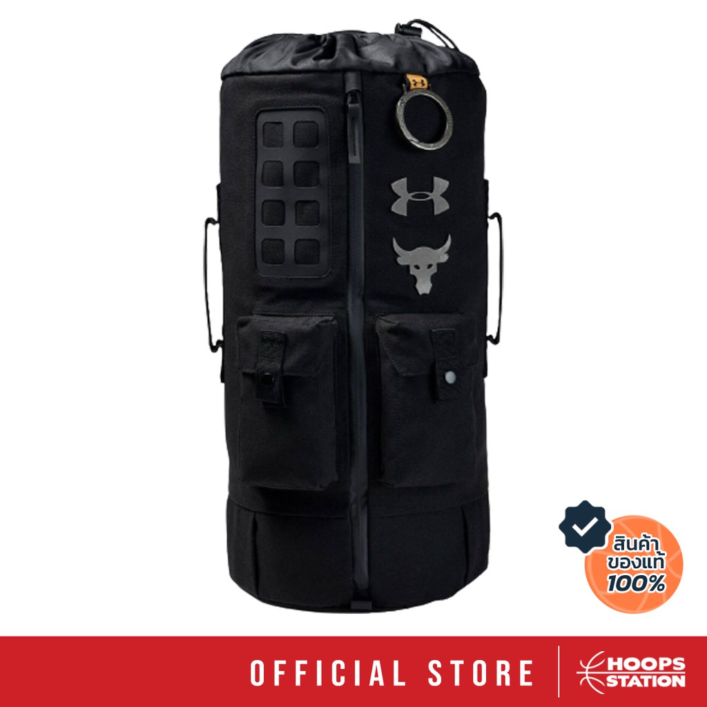 UNDER ARMOUR Project Rock 60 Gym Bag กระเป๋าเป้ (Hoops Station)