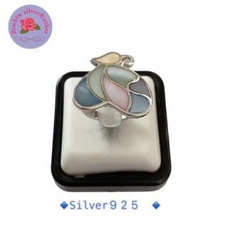 แหวนเงินแท้925 ประดับมุก(Mother of pearl sterling silver ring)