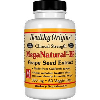 Healthy Origins, MegaNatural-BP Grape Seed Extract, 300 mg, 60 Veggie Caps