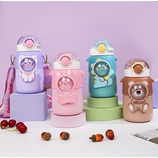 Bubble animal กระติกน้ำหลอดเด้ง ลายการ์ตูน #ขวดน้ำเด็ก ขวดน้ำ #กระติกน้ำ