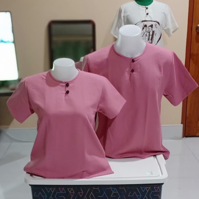 เสื้อพื้นเมืองผ้าฝ้ายผ้าชินมัย สีชมพู