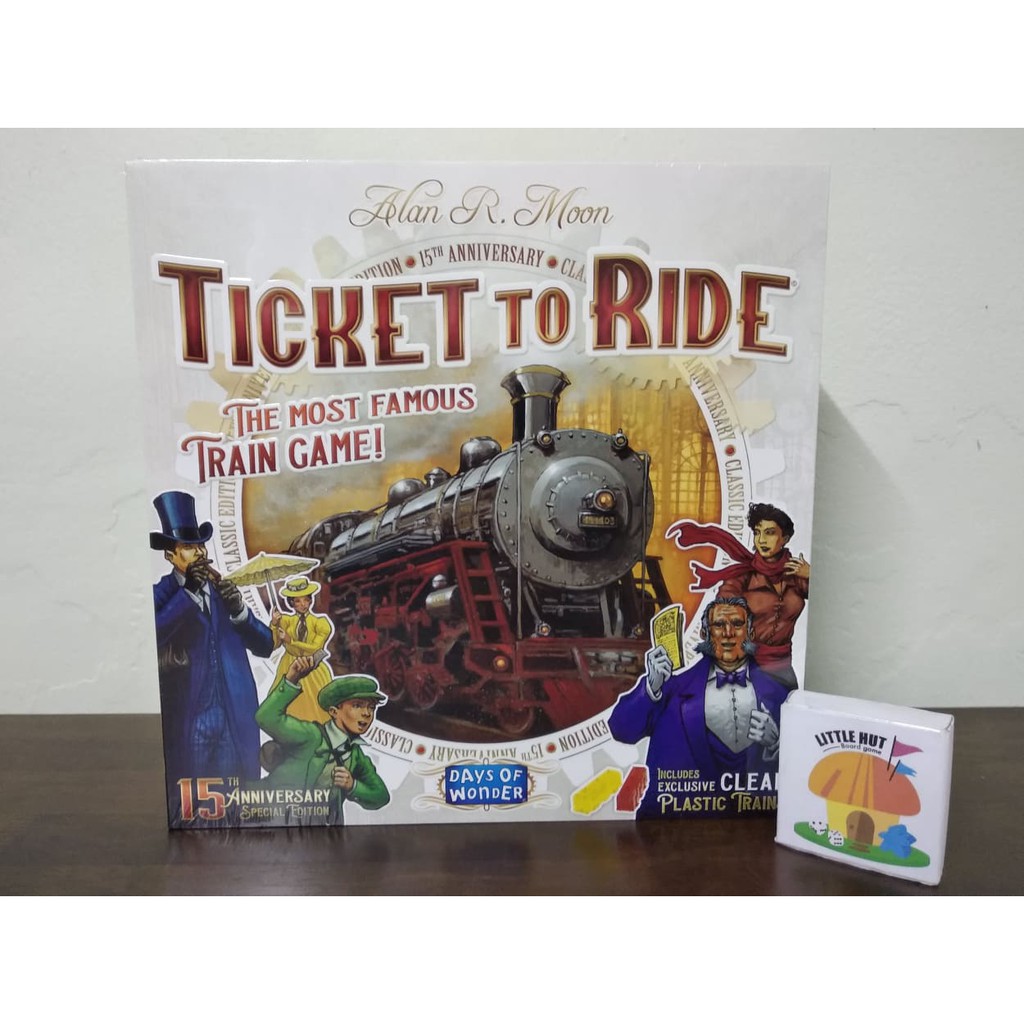 [ของแท้] Ticket to Ride USA 15th Anniversary Edition (รถไฟเป็นสีใสแบบพิเศษ)