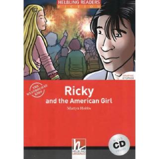 DKTODAY หนังสือ HELBLING READER RED 3:RICKY &amp;THE AMERICAN GIRL + CD