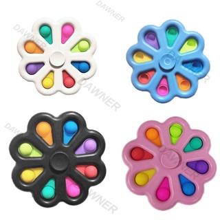 ของเล่น Fidget Spinner Pop It Tok สําหรับเด็กผู้ใหญ่เล่นคลายเครียด