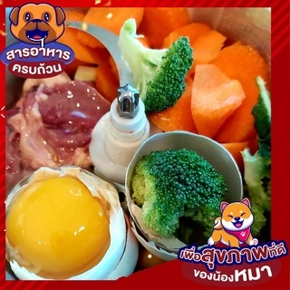 snow barf บาร์ฟสุนัขผสมผัก เกรดพรีเมี่ยม ใหม่สดพร้อมส่งทุกวัน ขนาด500กรัม ซื้อ**5แถม1**/ **สินค้าฟรีสแข็งบรรจุกล่องโฟม**