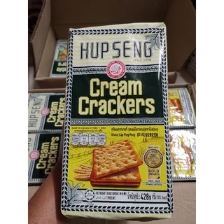 ถูก‼️ขนมฮับเส็ง ขนมปังกรอบ 428 กรัมรสดั้งเดิม Hup Seng ครีมแครกเกอร์ตราปิงปอง และฮับเส็งขนมปังกรอบรสเคลือบน้ำตาล