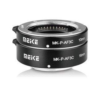 MEIKE MK-P-AF3C Metal Auto Focus Macro Extension Tube Set for M43 (Olympus/Panasonic) สีดำ