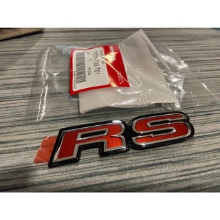 ตัวหนังสือฝาท้าย RS สีแดง CT2020 แท้ FC/FK