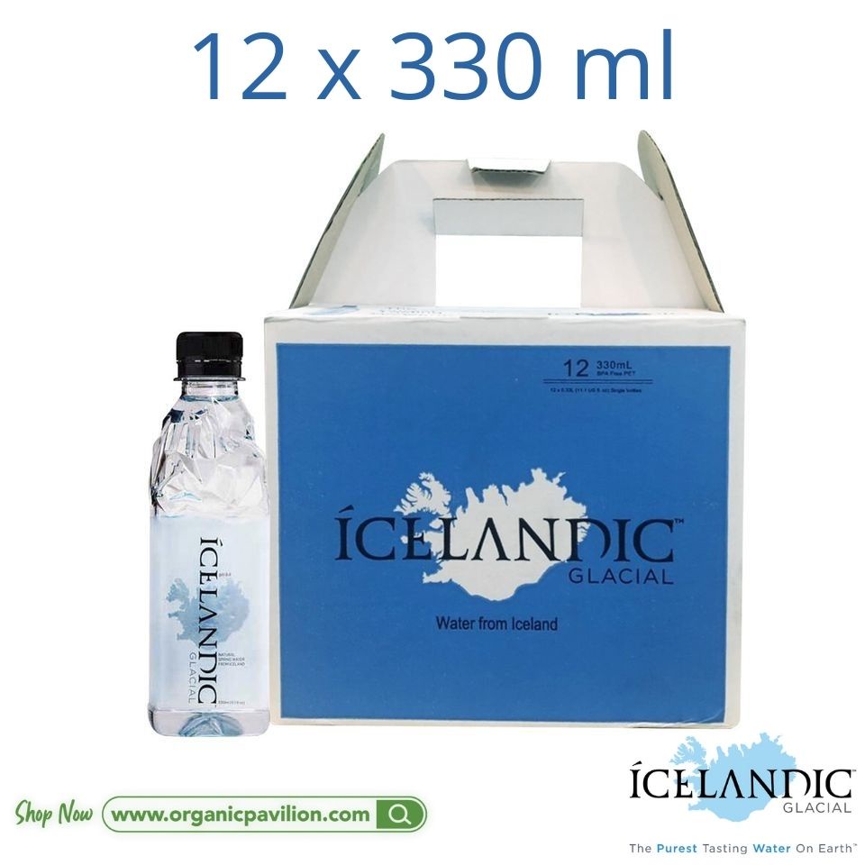 Icelandic Glacial น้ำแร่ธรรมชาติไอซ์แลนดิก เกลเซียล Natural Spring Water (12 x 330ml)