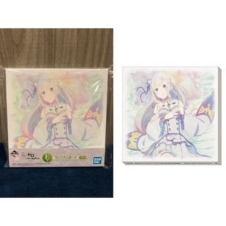 ❌งานแท้❌ เอมิเลีย Emilia / Ichiban Kuji Mini Canvas Art - Re:Zero kara Hajimeru Isekai Seikatsu