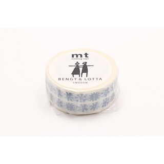 mt masking tape FLOWER (MTBELO05) / เทปตกแต่งวาชิ ลาย FLOWER แบรนด์ mt masking tape ประเทศญี่ปุ่น