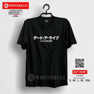 เสื้อยืด พิมพ์ลายโลโก้อนิเมะ Distro DATE A LIVE Japan KANJI Cool UNNA