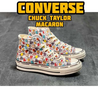 รองเท้า CONVERSE CHUCK TAYLOR MACARON รองเท้าหุ้มข้อคอนเวิร์สพร้อมกล่อง เมดอินเวียดนาม