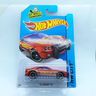 รถเหล็ก Hotwheels 10 CAMARO SS สีแดง HWFD (ib21)