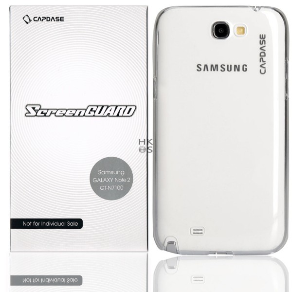 CAPDASE เสื้อแจ็คเก็ตจิตรกรโปร่งใส Finne DS Galaxy Note 2 - ฟรี ANTI-SCRATCH
