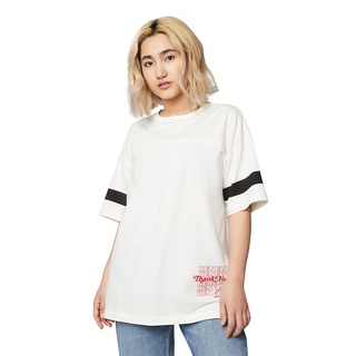 HH Converse Converse Oversized Recycled Cotton T-Shirt - Egret - Empowered - 10018928-A02 - 1418928U0OW เสื้อยืดผ้าฝ้าย