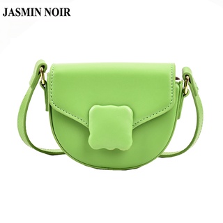 Jasmin NOIR กระเป๋าสะพายข้าง หนัง PU มีตัวล็อค สําหรับผู้หญิง