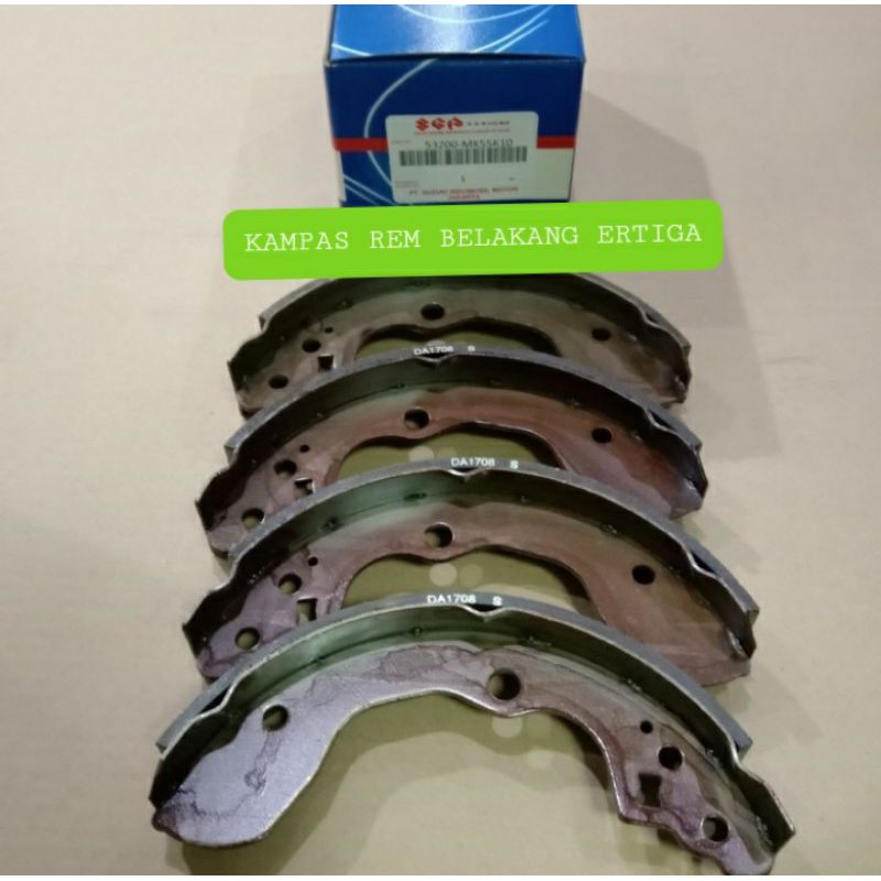 ผ้าเบรคหลังต้นฉบับสําหรับ SUZUKI ERTIGA 2012 - 2017