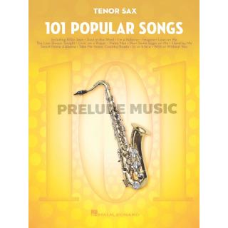 101 POPULAR SONGS for Tenor Saxophone(HL00224725)