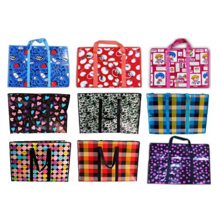 ถุงกระสอบ ถุงลายการ์ตูน ถุงกระสอบลายการ์ตูน ถุงใส่ของ กระเป๋าใส่ของ หลายขนาด